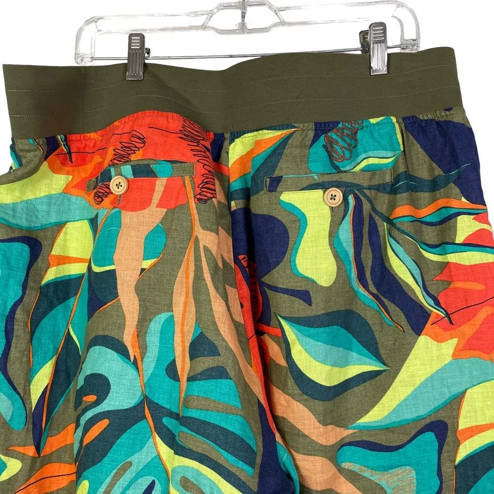 Soft Surroundings Aliso Point Tropical Linen Pants - Picture 5 of 5
